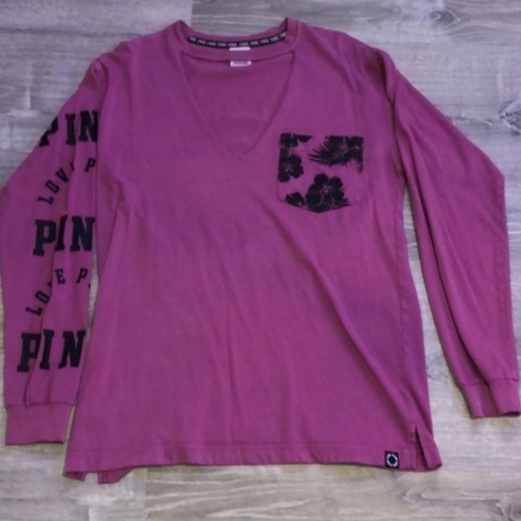 VS PINK V-Neck Top - Picture 1 of 7